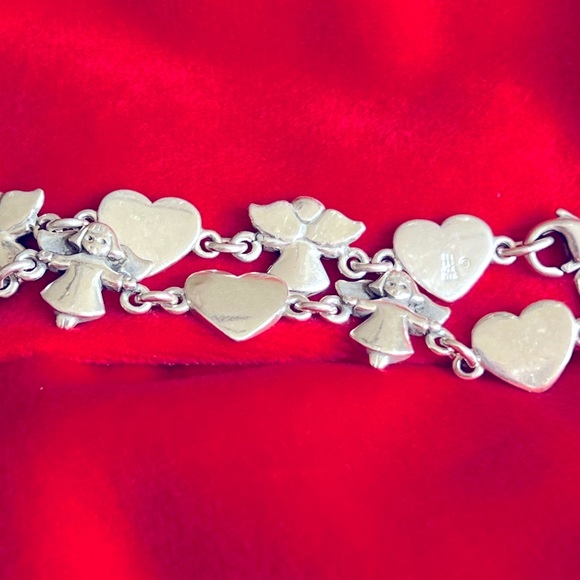 James Avery RARE VINTAGE RETIRED Guardian Angel Bracelet 7” - Picture 4 of 5